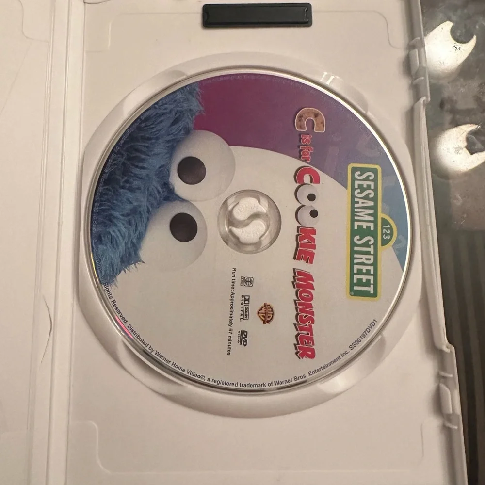 Sesame Street Cookie Monster DVD-C is for Cookie Monster